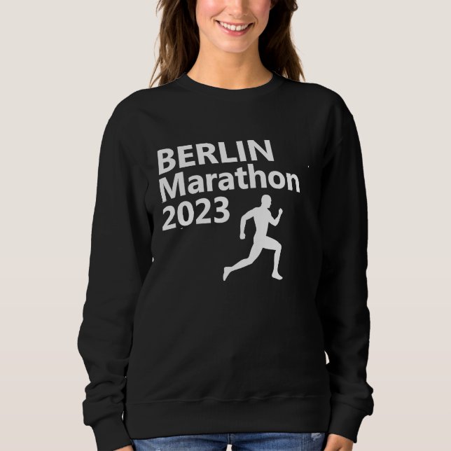 Sudadera 2023 Berlin Marathon Germany German City Run Kilom (Anverso)