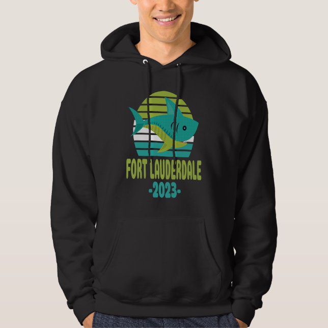Sudadera 2023 Fort Lauderdale Florida Shark (Anverso)