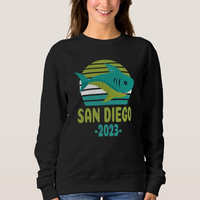 Sudadera 2023 San Diego California Shark (Anverso)