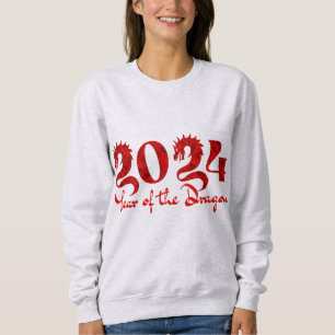 SUDADERA 2024 AÑO DEL DRAGÓN ROJO