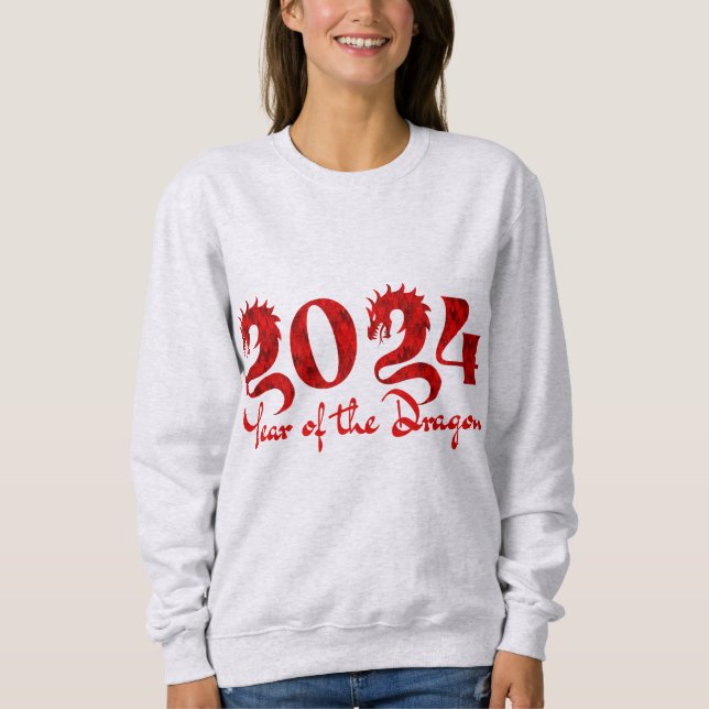 SUDADERA 2024 AÑO DEL DRAGÓN ROJO (Anverso)