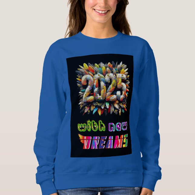 Sudadera 2025 con nuevos sueños (Anverso)