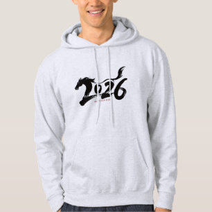 Sudadera 2026 Año del Caballo Arte con Pincel