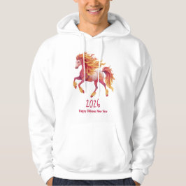 Sudadera 2026 Caballo Ígneo – Feliz Año Nuevo Chino