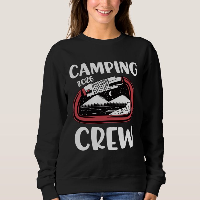Sudadera 2026 Camping Crew  Family Camping Trip Group Carab (Anverso)