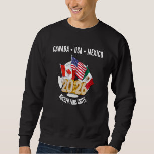 Sudadera 2026 FANS DE FÚTBOL UNIDOS Fútbol 