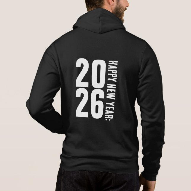 Sudadera 2026 Feliz Año Nuevo-45345 (Reverso)