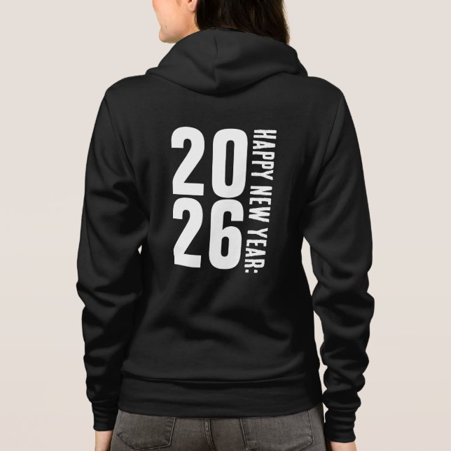 Sudadera 2026 Feliz Año Nuevo-45345 (Reverso)