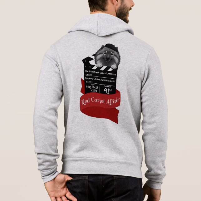 Sudadera 2026 Keeshond National Full Zip Hoodie (Reverso)