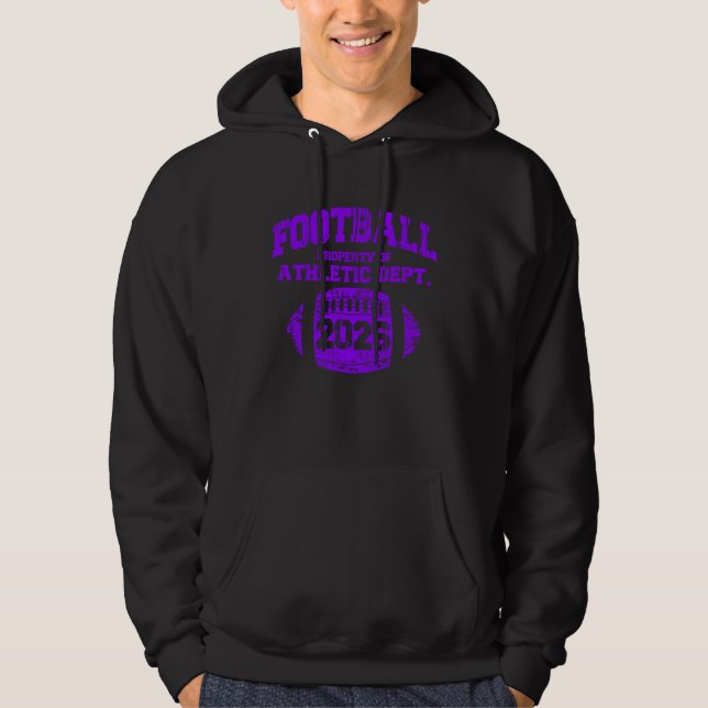 Sudadera 2026 Senior High School Football College Team Grad (Anverso)
