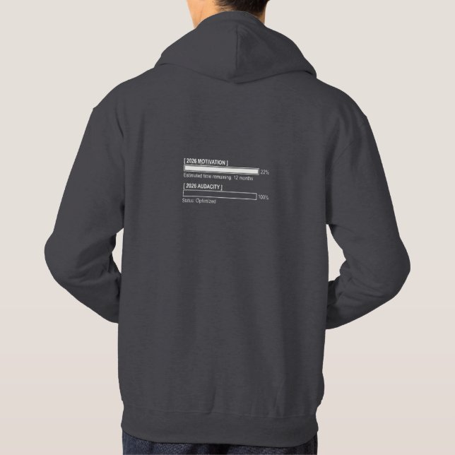 Sudadera 2026 Será Mi Año (Reverso)