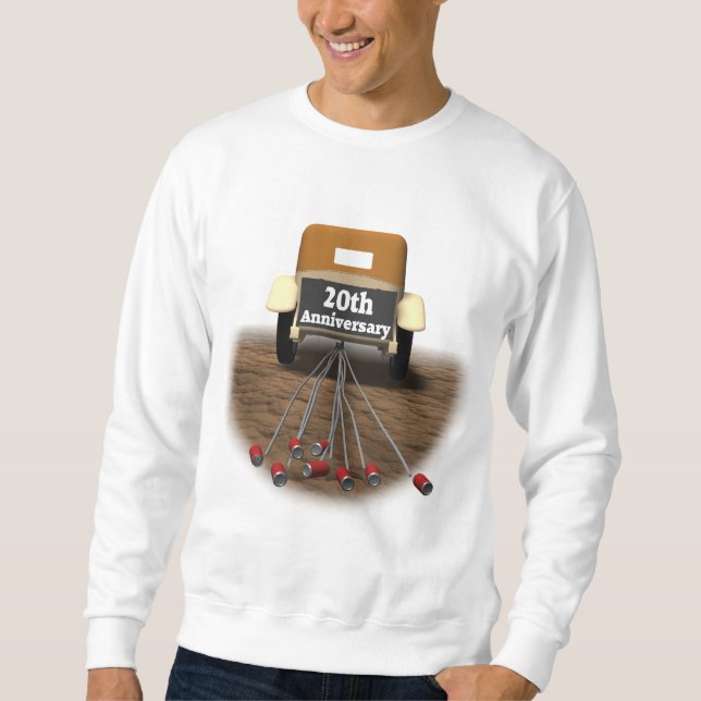 Sudadera 20.º Aniversario Boda (Anverso)