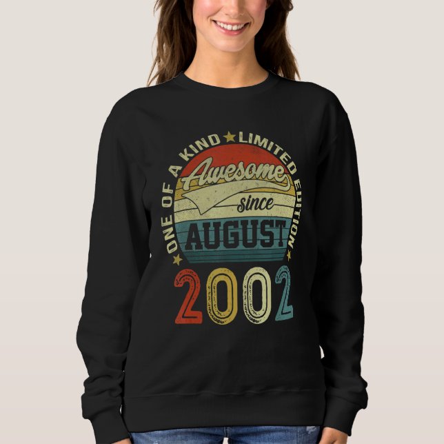 Sudadera 20 años de edad asombroso desde agosto de 2002 20 (Anverso)