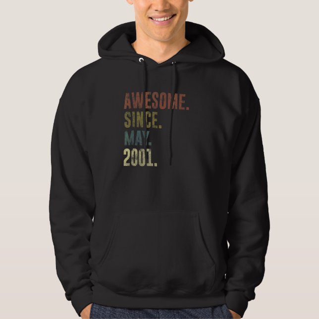 Sudadera 21.ª cosecha de cumpleaños desde mayo de 2001 (Anverso)