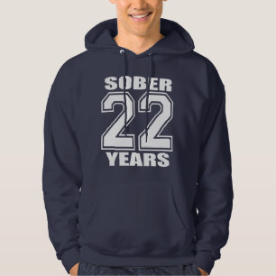 Sudadera 22 AÑOS calman blanco en oscuridad