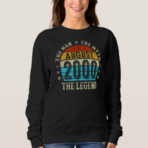 Sudadera 22 años La leyenda del mito del hombre agosto 2000