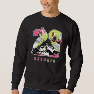 Sudadera 23 Corazón de goteo Limón 4s coincidentes