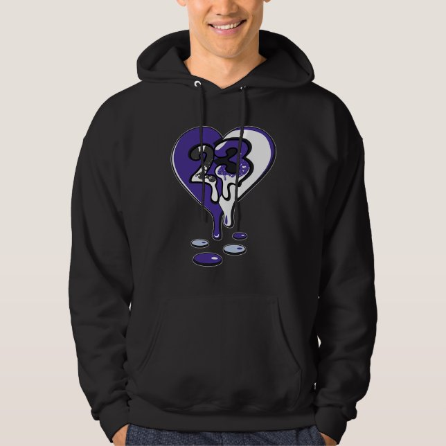 Sudadera 23 Drip Heart Concord 5s Matching (Anverso)