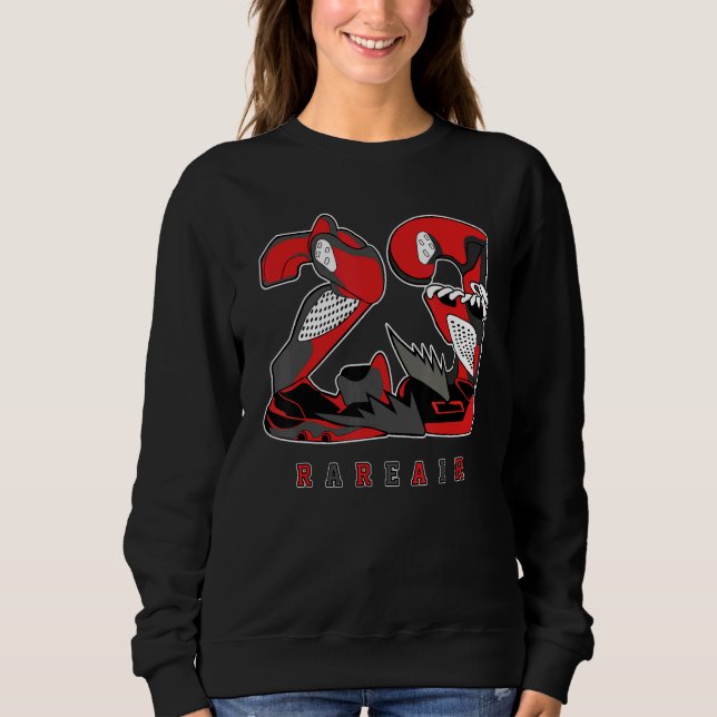 Sudadera 23 Raros Aire Rojo Thunder 4s Coincidentes (Anverso)