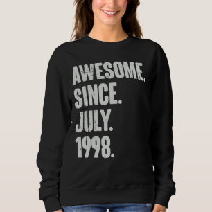 Sudadera 24 años de edad asombroso desde julio de 1999