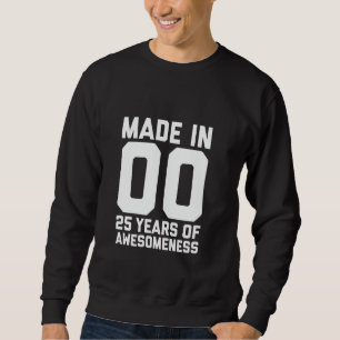 Sudadera 25º cumpleaños para las mujeres varones Hija de 25