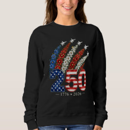 Sudadera 250º Aniversario Caza de Reacción Floral Patriótic