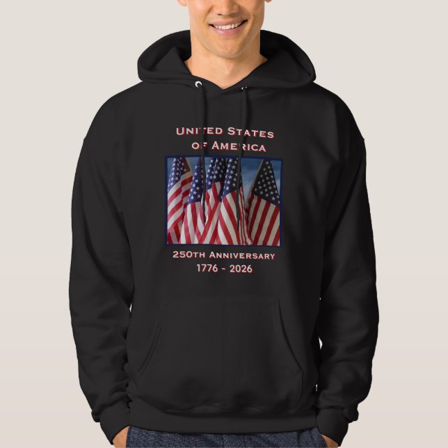 Sudadera 250° Aniversario de los Estados Unidos Patriótico  (Anverso)