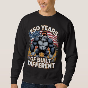 Sudadera 250 Años de Gorila Patriótico Construido Diferente
