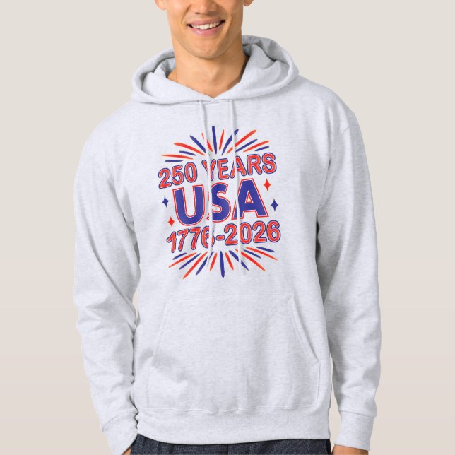 Sudadera 250 años EE.UU. | 1776-2026 Semiquincentenario (Anverso)