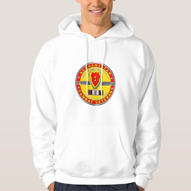 Sudadera 25.ª División de Infantería Veterano de Afganistán (Anverso)