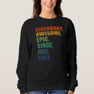 Sudadera 25 Aniversario Julio 1997 Hombres y Mujeres 25 año