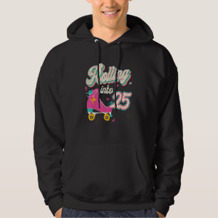 Sudadera 25 años de patinaje de patinaje de natalidad en 25