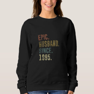 Sudadera 26º Aniversario Boda Esposo Epic Desde 1995 V