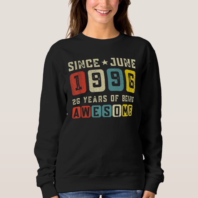 Sudadera 26.ª festividad desde junio de 1996 (Anverso)