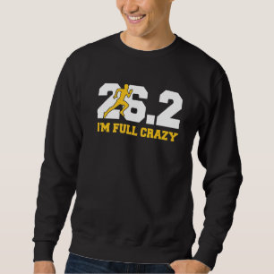 Sudadera 26 2 Soy Crazy Cote para un corredor de maratón