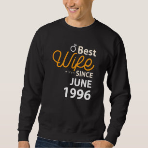 Sudadera 26° Aniversario del Boda Mejor Esposa desde junio