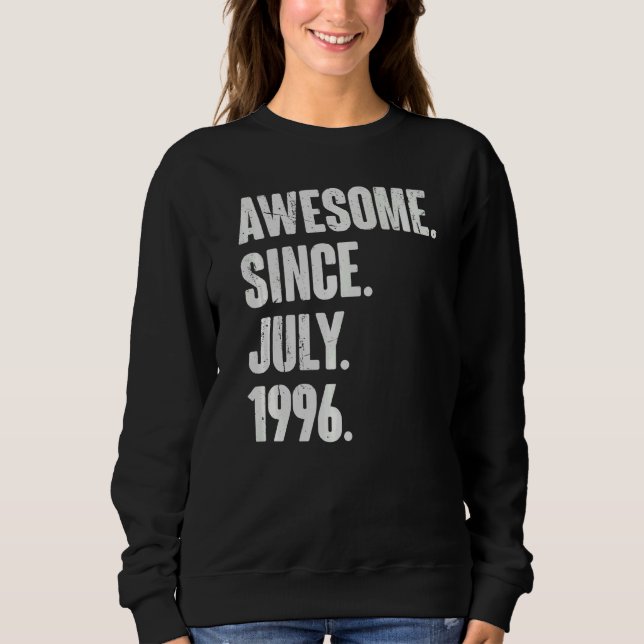 Sudadera 26 años de edad 26º cumpleaños increíble desde jul (Anverso)