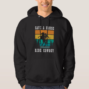 Sudadera 26. Salven A Un Vaquero De Caballo
