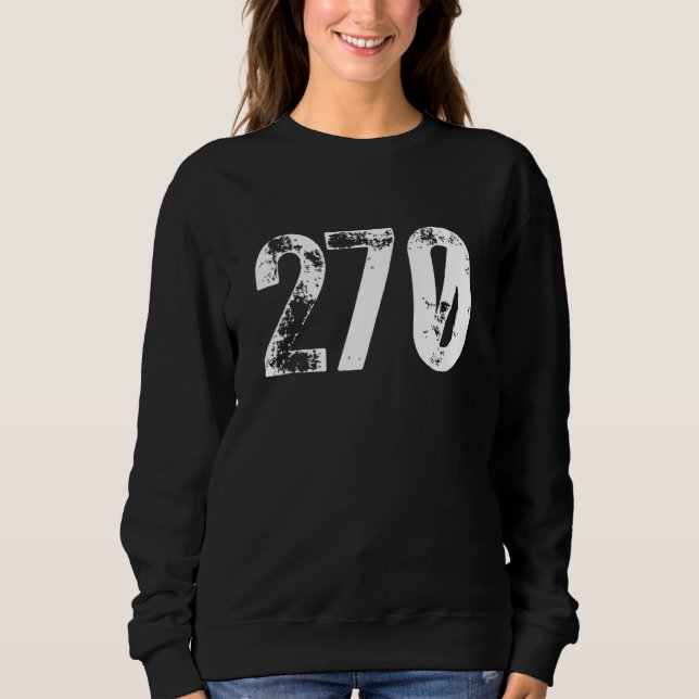 Sudadera 270 Area Code Bowling Green KY Mobile Area Code 27 (Anverso)