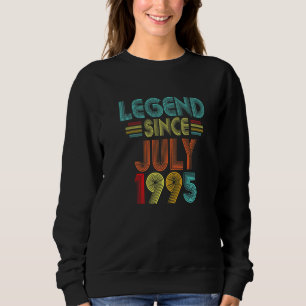 Sudadera 27.ª Leyenda Vintage desde julio de 1995 27 años