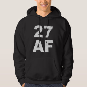 Sudadera 27 AF Camiseta - Camisas de cumpleaños número 27 H
