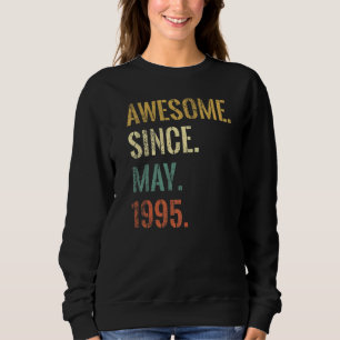 Sudadera 27 años de edad asombrosa desde mayo de 1995