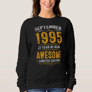 Sudadera 27 años de edad asombroso desde setiembre