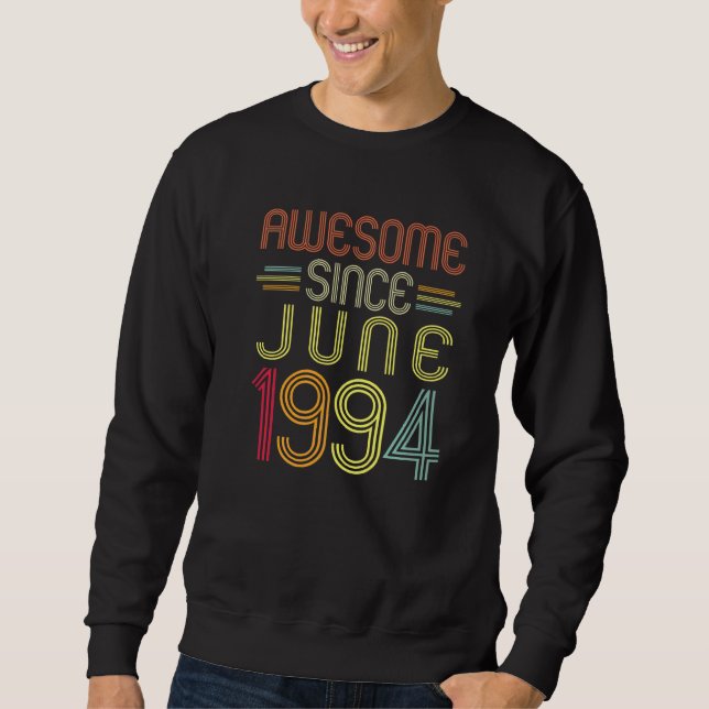Sudadera 28.º cumpleaños increíble desde junio de 1994 (Anverso)