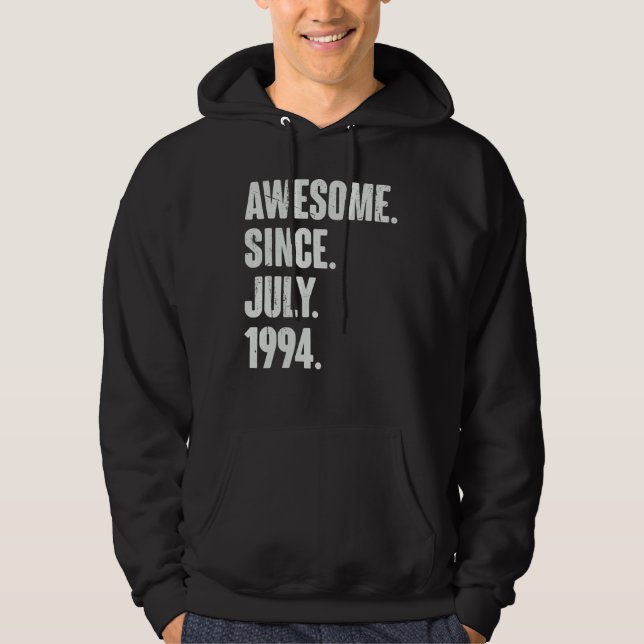 Sudadera 28 años de edad 28º cumpleaños increíble desde jul (Anverso)