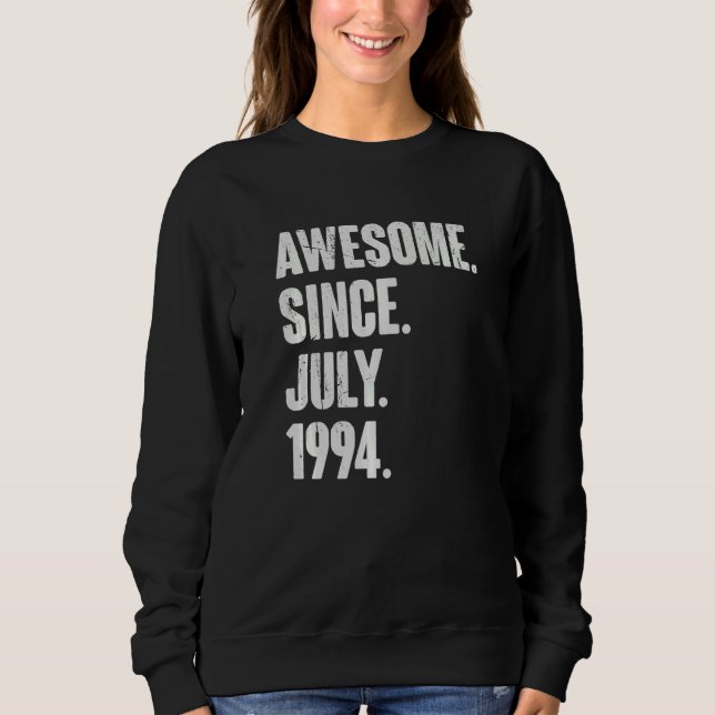 Sudadera 28 años de edad 28º cumpleaños increíble desde jul (Anverso)