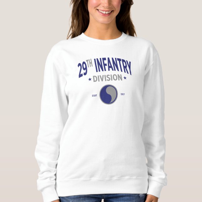 Sudadera 29.ª División de Infantería Mujeres Militares de l (Anverso)