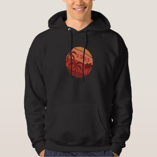 Sudadera 29 Aniversario Clásico Retro Palm Sunset Birthda