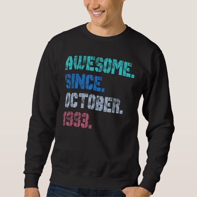 Sudadera 29 años de edad increíble desde octubre de 1993 29 (Anverso)