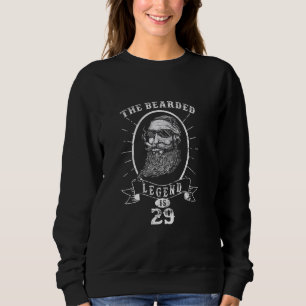 Sudadera 29 Años Diciendo Regalo La Leyenda Con Cabeza